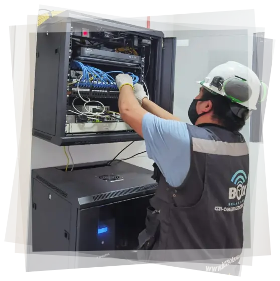 Cableado Estructurado y Redes, Fibra optica, rack y soporte en proyectos contructoras empresas box soluciones